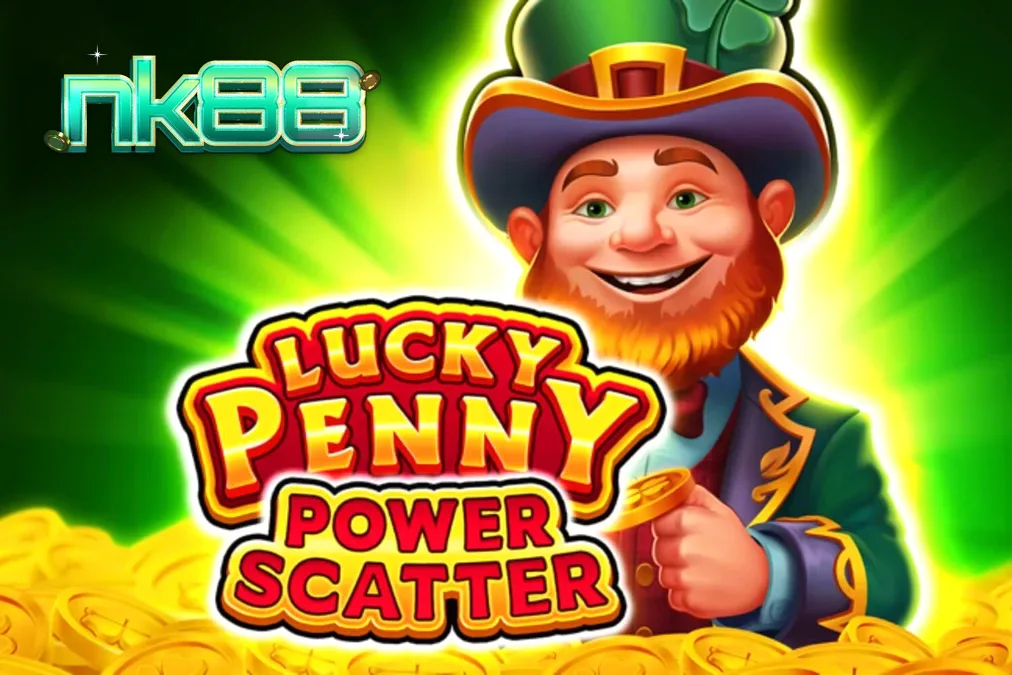 Giao diện trò chơi Lucky Penny Power Scatter với chủ đề yêu tinh Ireland
